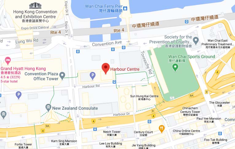 Map of Hong Kong or location-specific image